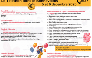 Ouverture et programme du téléthon à Bonneval