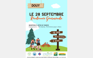 RANDONNEE GOURMANDE 2024 à Douy