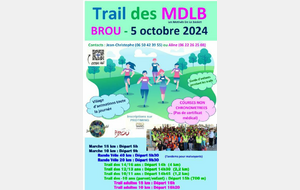 Trail des MDLB Brou