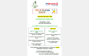 Rando Téléthon à Bonneval