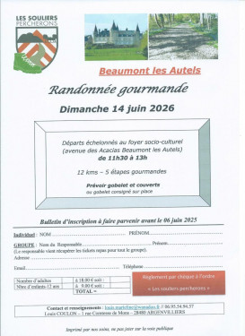 Rando gourmande à Beaumont les Autels