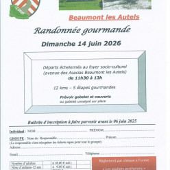 Rando gourmande à Beaumont les Autels